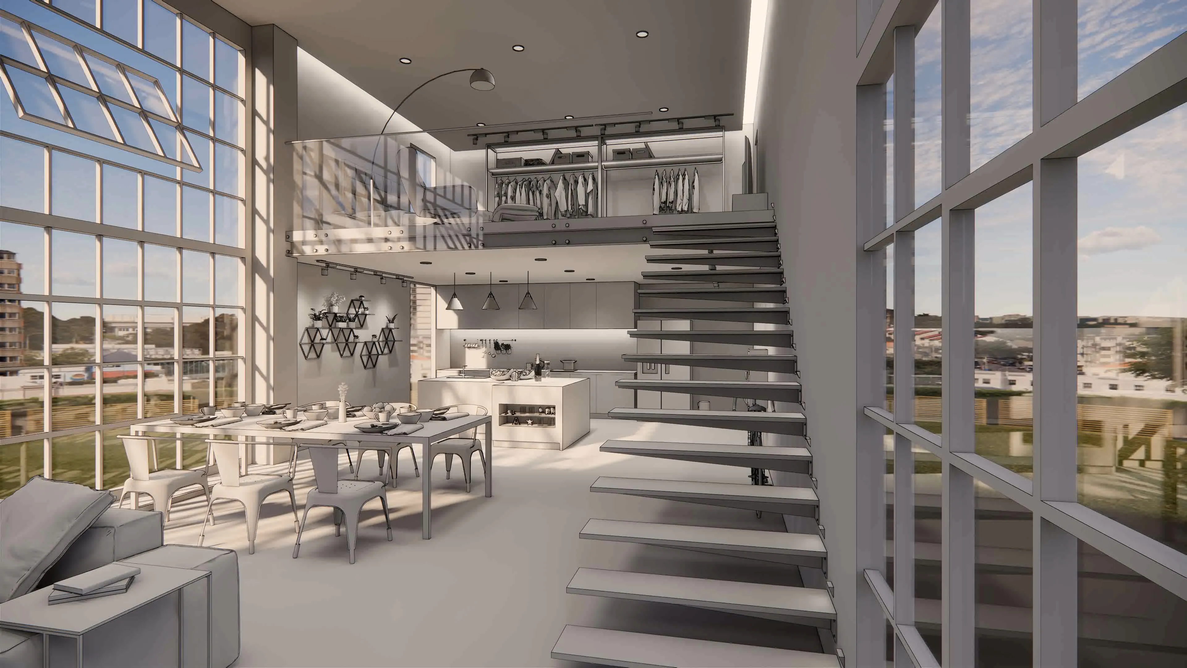 3D Modelling — condo loft utc